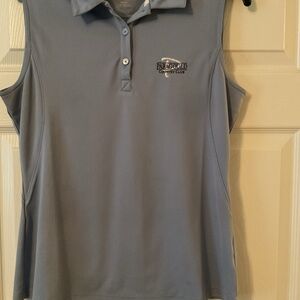 Cutter & Buck Women's Light Blue Sleeveless Polo